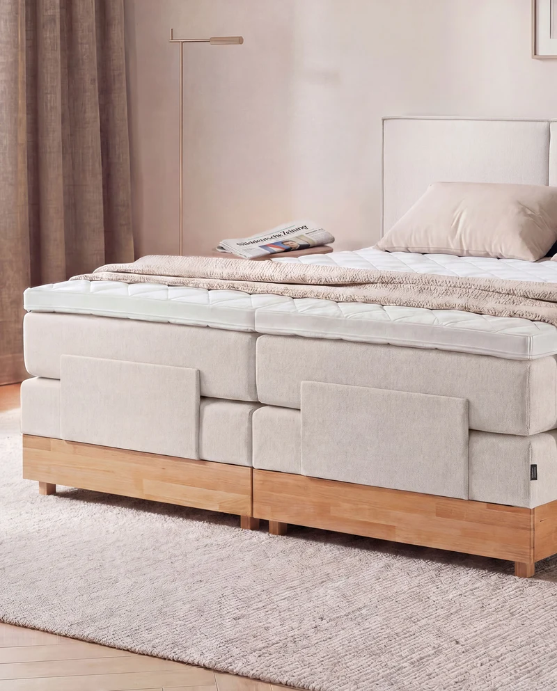 Boxspringbett River – mit Bettkasten oder elektrisch verstellbar