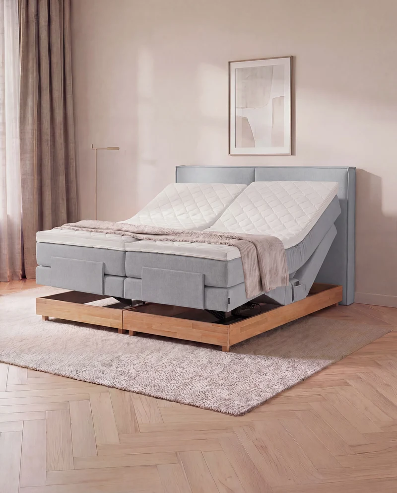 Boxspringbett River – mit Bettkasten oder elektrisch verstellbar
