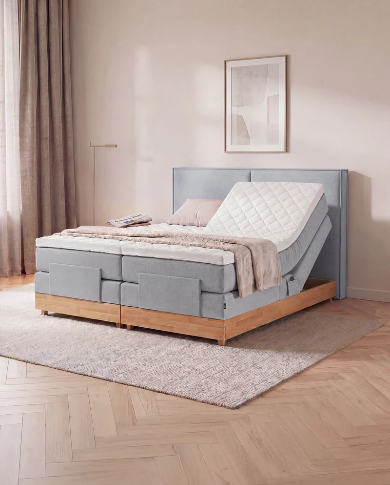 Boxspringbett River – mit Bettkasten oder elektrisch verstellbar
