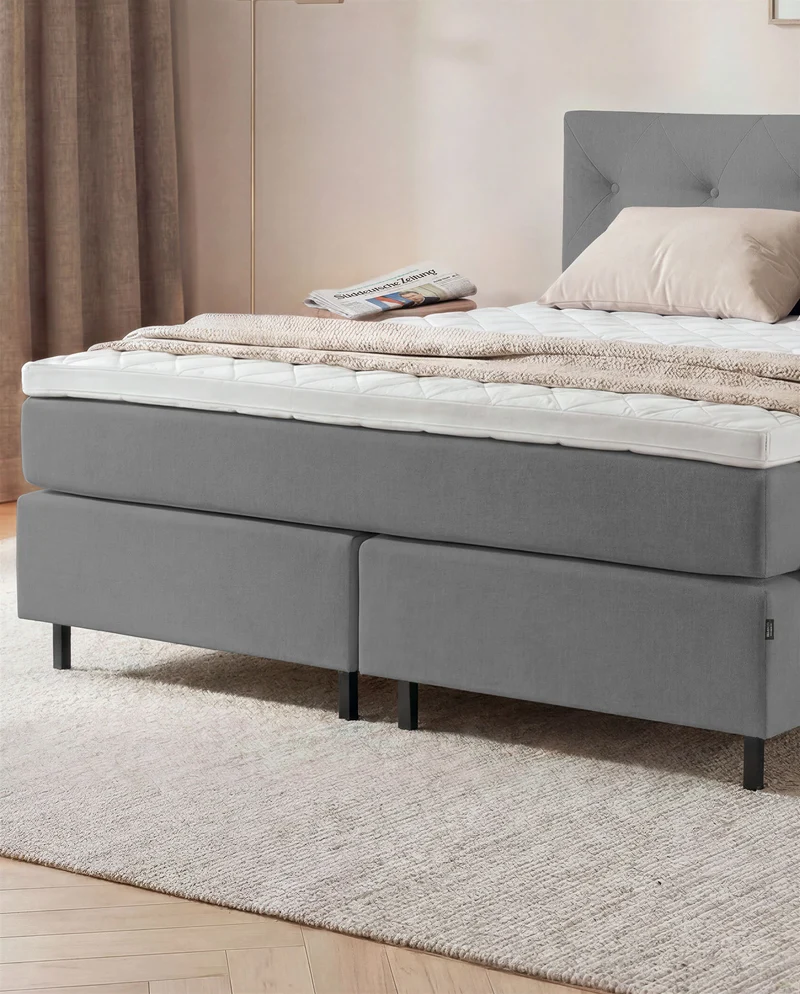 Boxspringbett Atla – mit Bettkasten oder elektrisch verstellbar