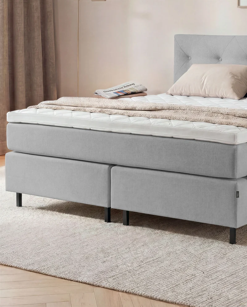 Boxspringbett Atla – mit Bettkasten oder elektrisch verstellbar