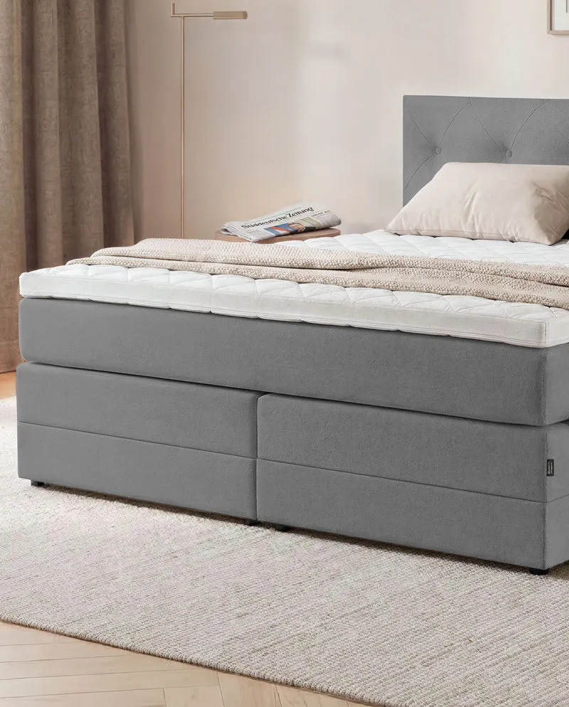 Boxspringbett Atla – mit Bettkasten oder elektrisch verstellbar