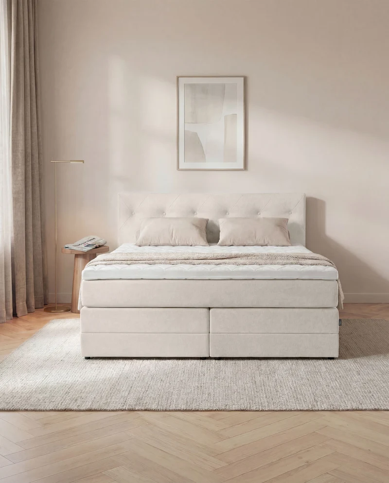 Boxspringbett Atla – mit Bettkasten oder elektrisch verstellbar