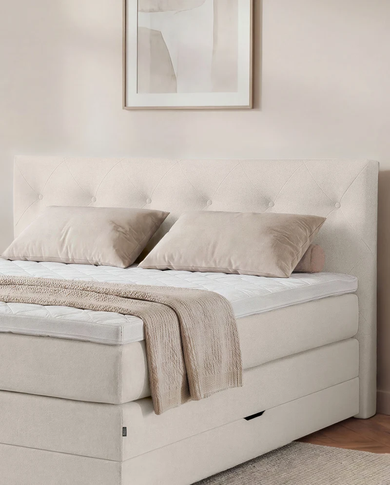 Boxspringbett Atla – mit Bettkasten oder elektrisch verstellbar