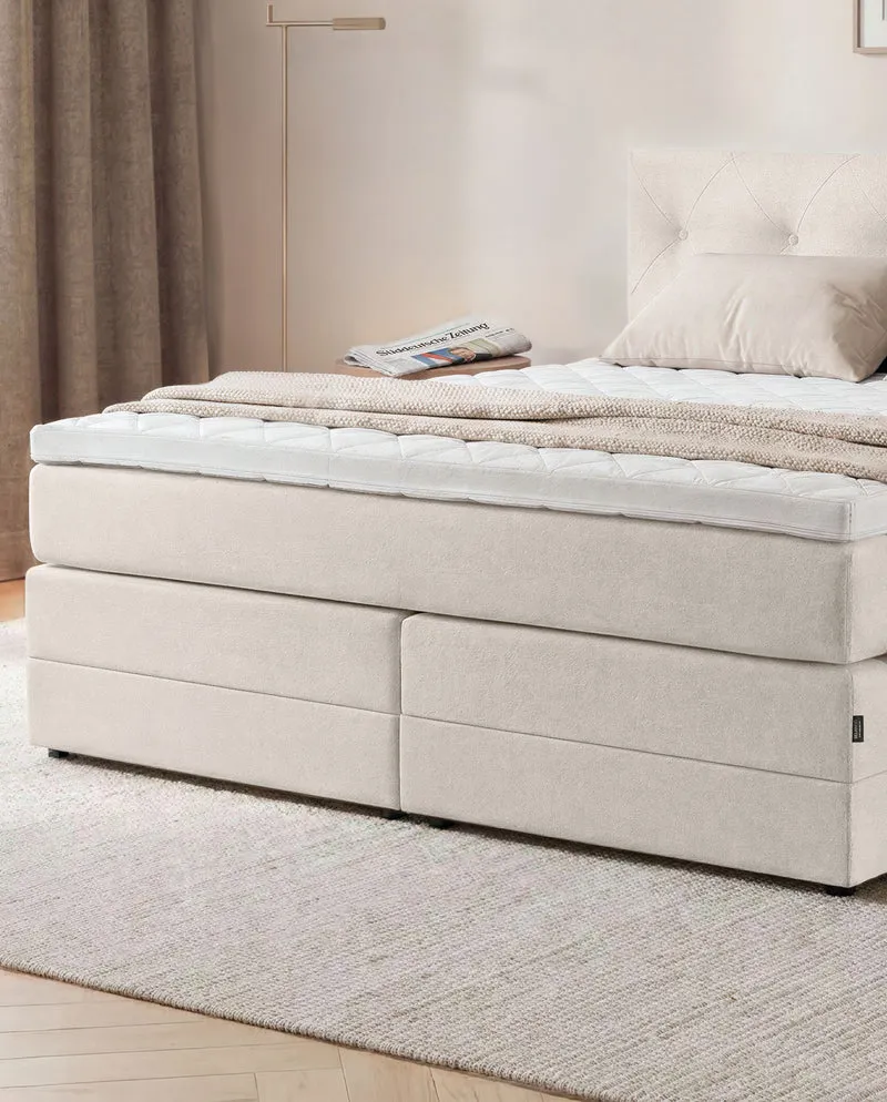 Boxspringbett Atla – mit Bettkasten oder elektrisch verstellbar