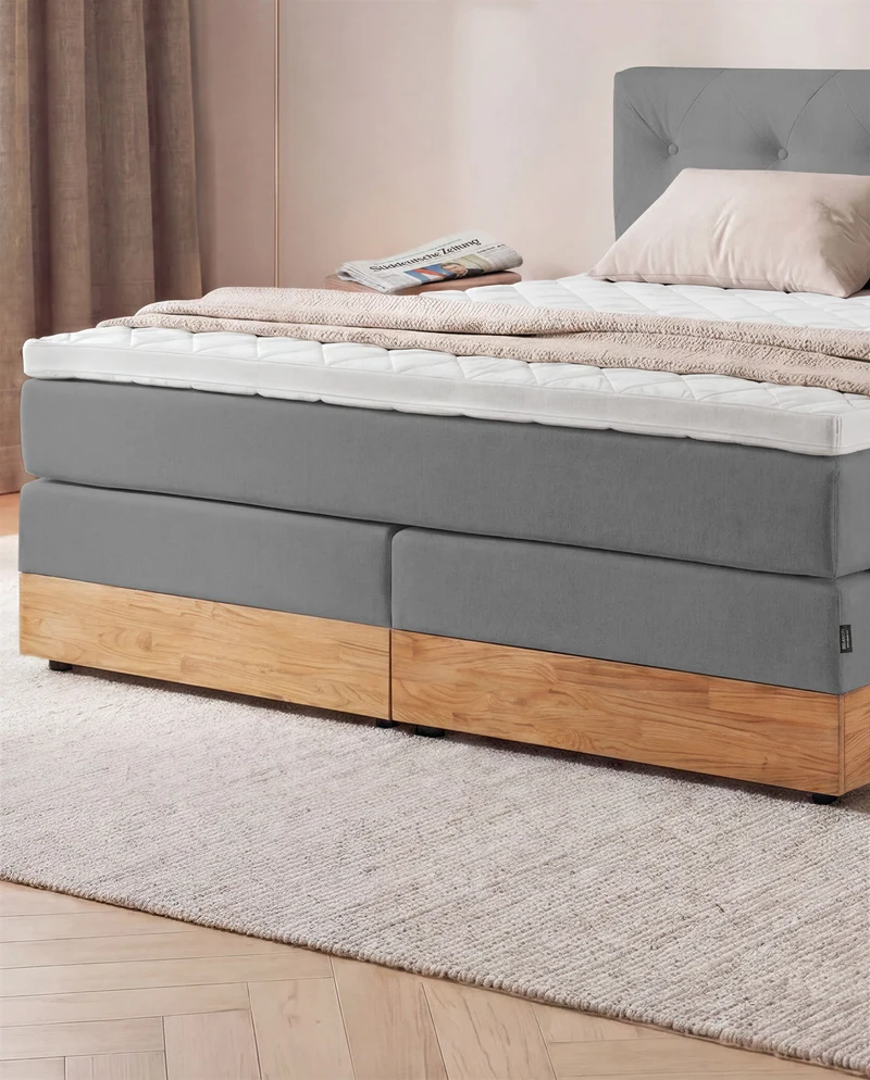 Boxspringbett Atla – mit Bettkasten oder elektrisch verstellbar