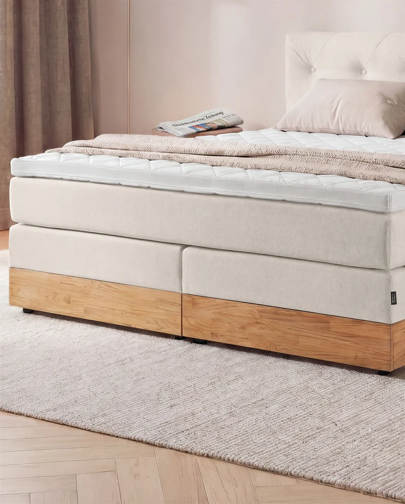 Boxspringbett Atla – mit Bettkasten oder elektrisch verstellbar