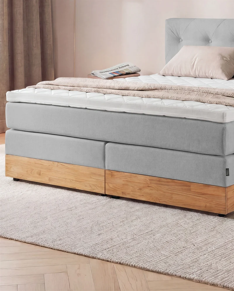 Boxspringbett Atla – mit Bettkasten oder elektrisch verstellbar