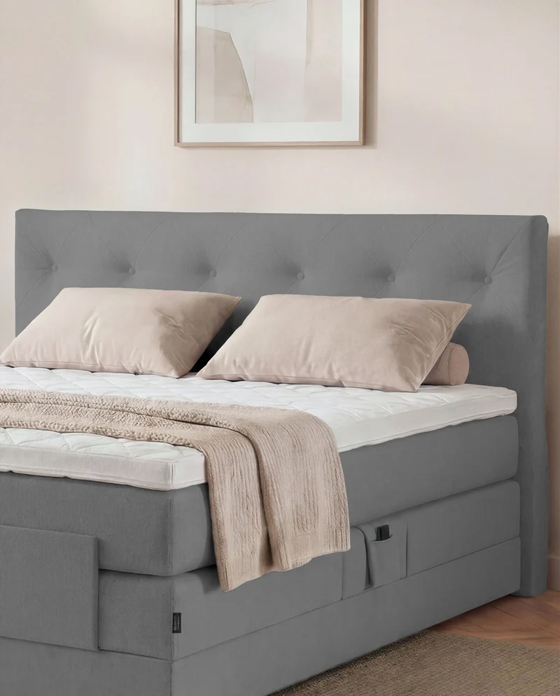 Boxspringbett Atla – mit Bettkasten oder elektrisch verstellbar