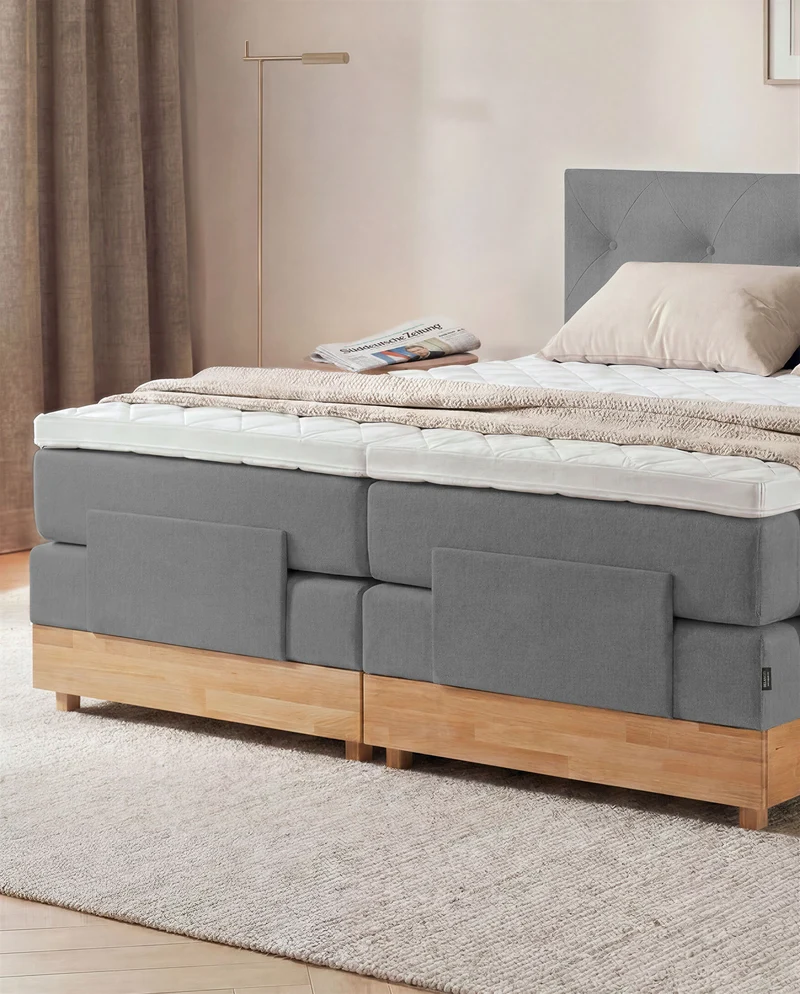 Boxspringbett Atla – mit Bettkasten oder elektrisch verstellbar