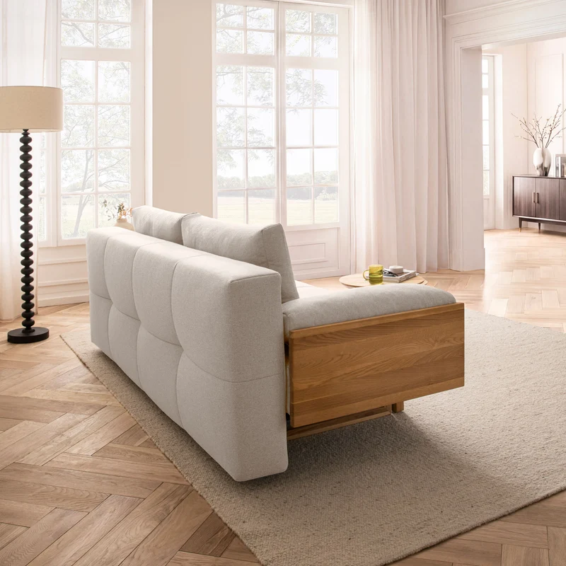 Sofa Mustra - Schlafsofa mit Bettkasten