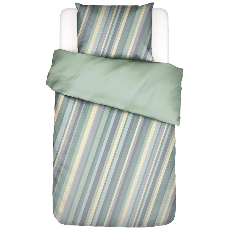 Essenza Suzie Subtle Green Satin Bettwäschegarnitur
