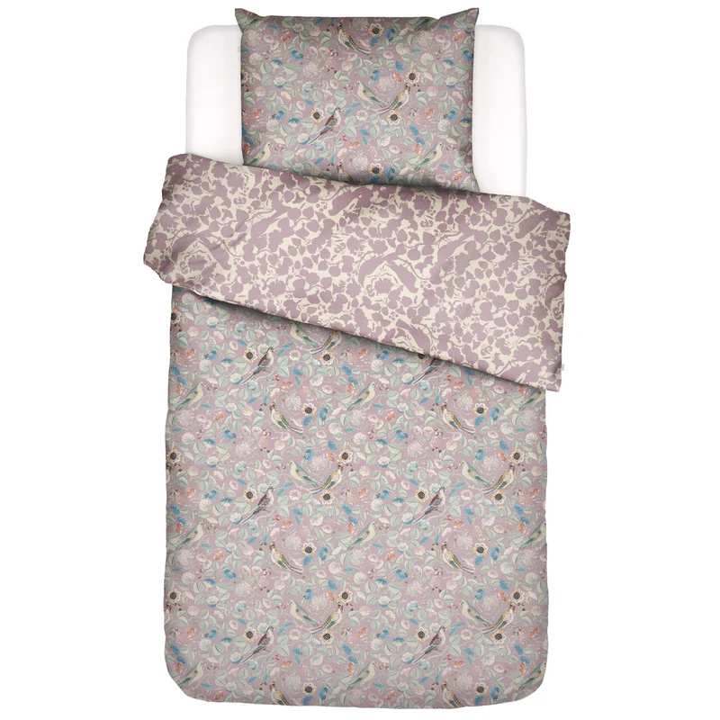 Essenza Aleste Pale Lilac Bio-Satin Bettwäschegarnitur