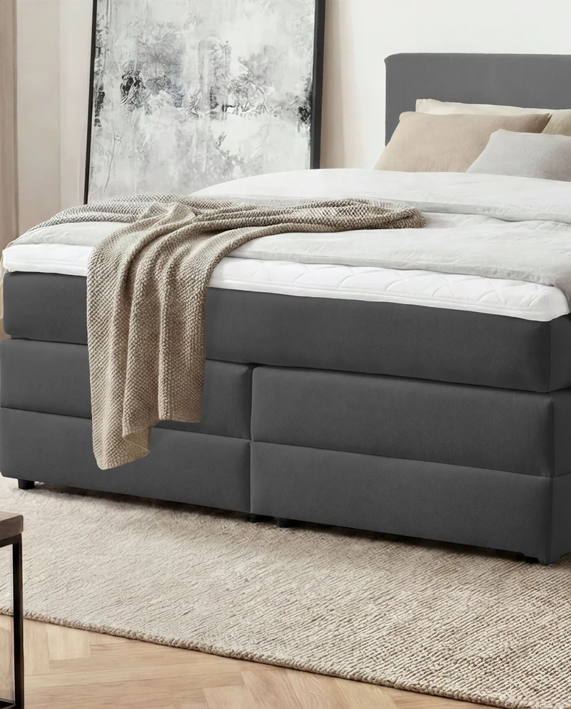 Boxspringbett Mono mit Bettkasten