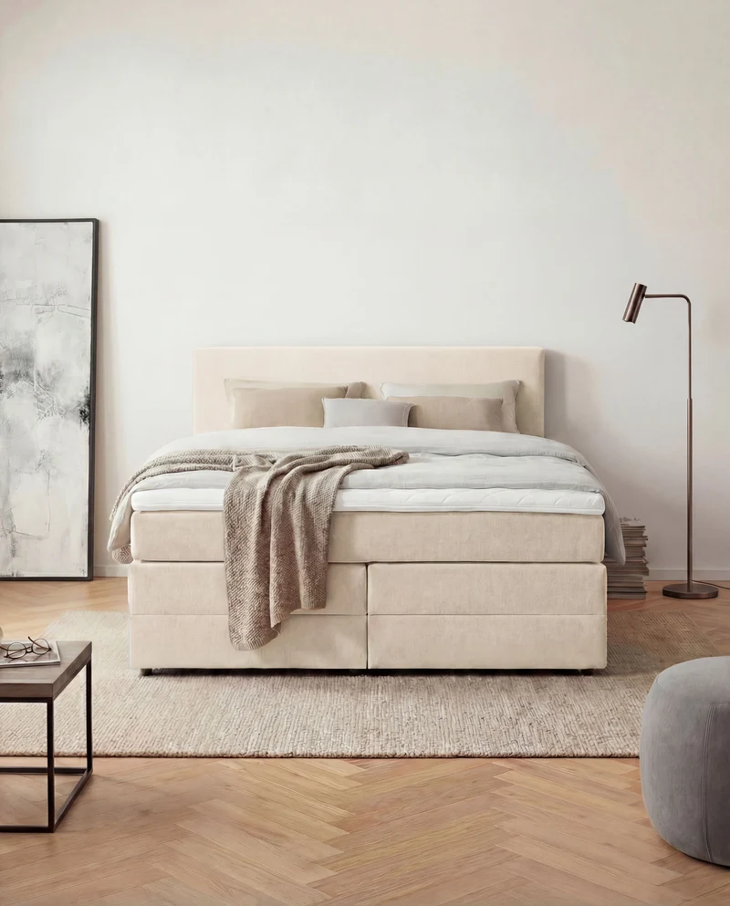 Boxspringbett Mono mit Bettkasten