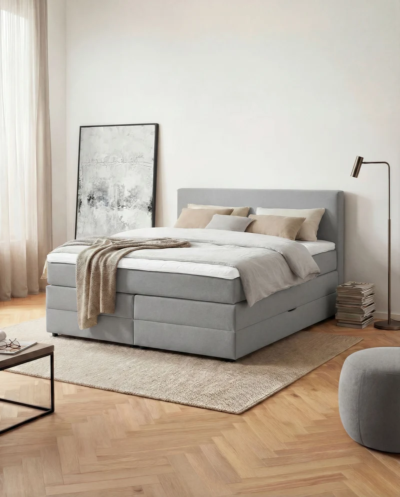 Boxspringbett Mono mit Bettkasten