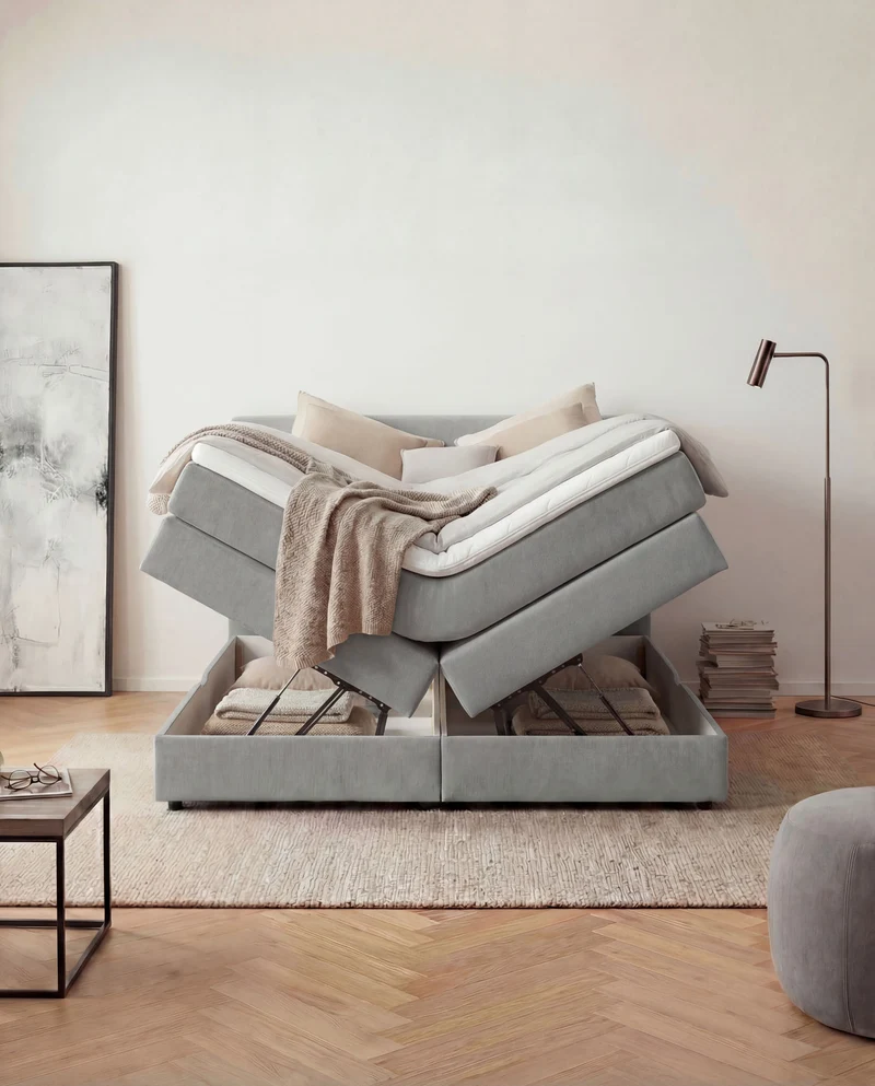 Boxspringbett Mono mit Bettkasten