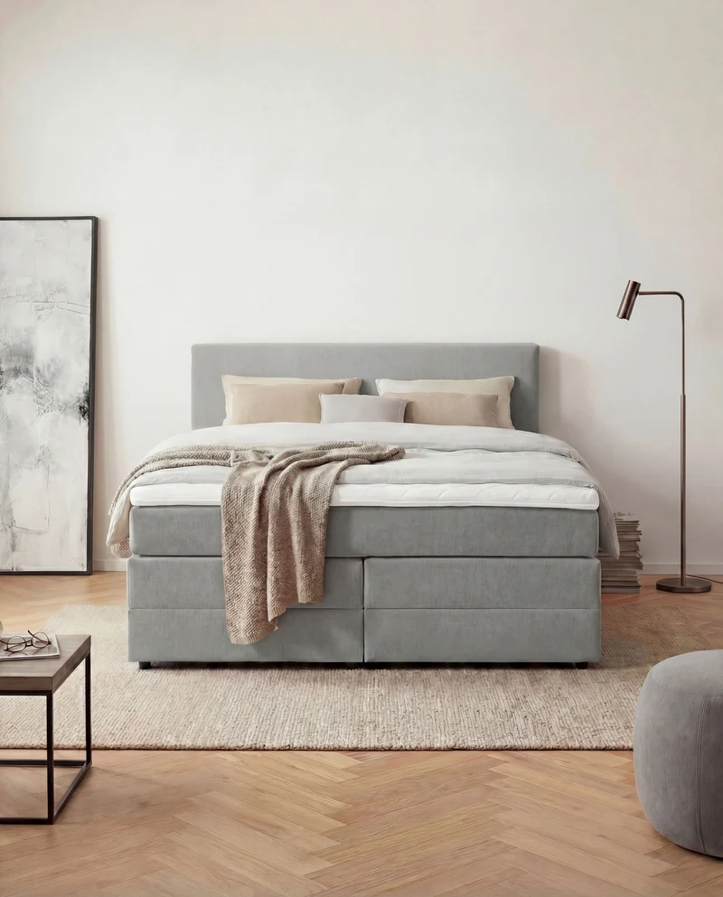 Boxspringbett Mono mit Bettkasten