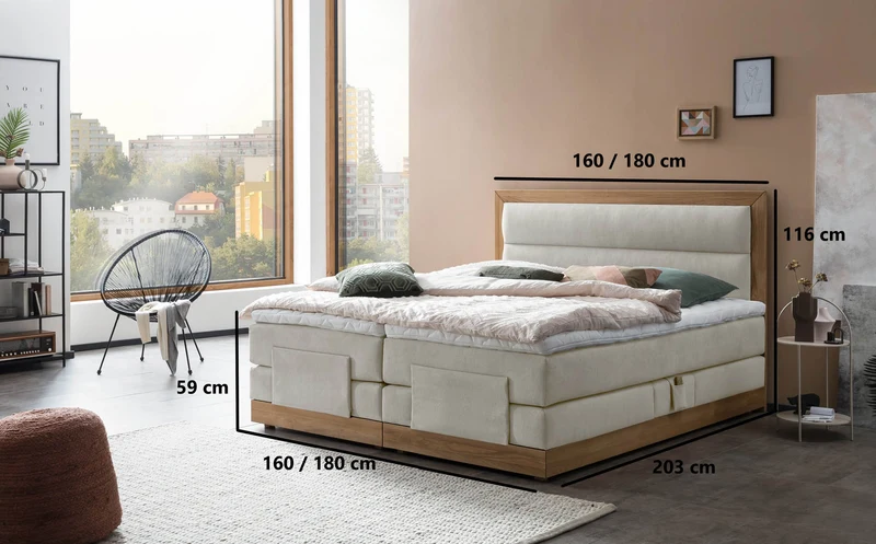Boxspringbett Noa elektrisch verstellbar