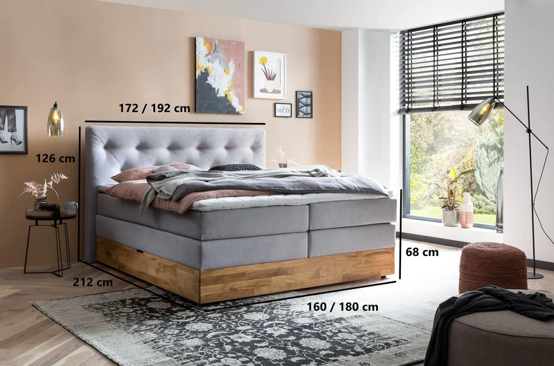 Boxspringbett Aria mit Bettkasten