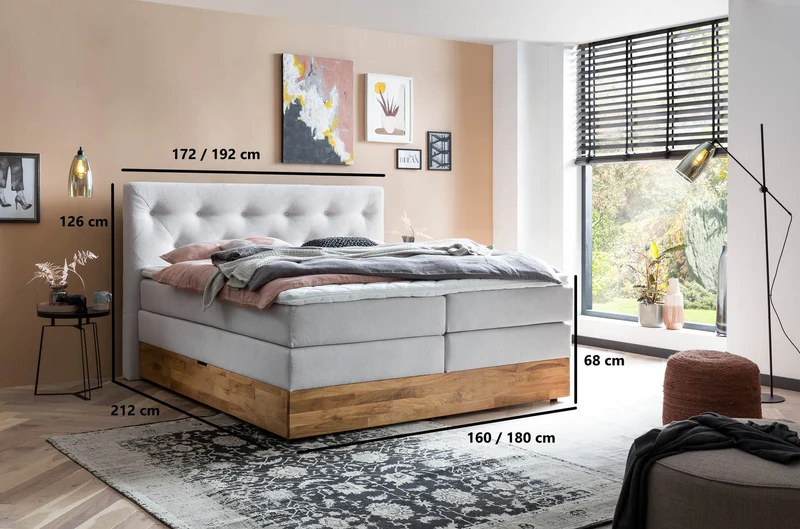 Boxspringbett Aria mit Bettkasten