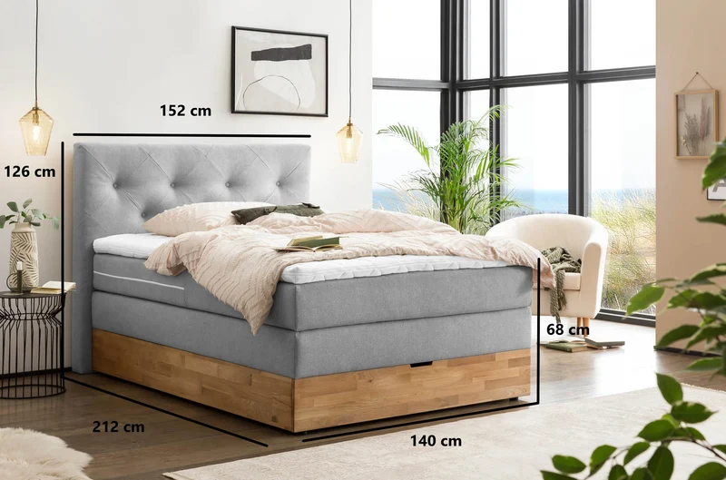 Boxspringbett Aria mit Bettkasten