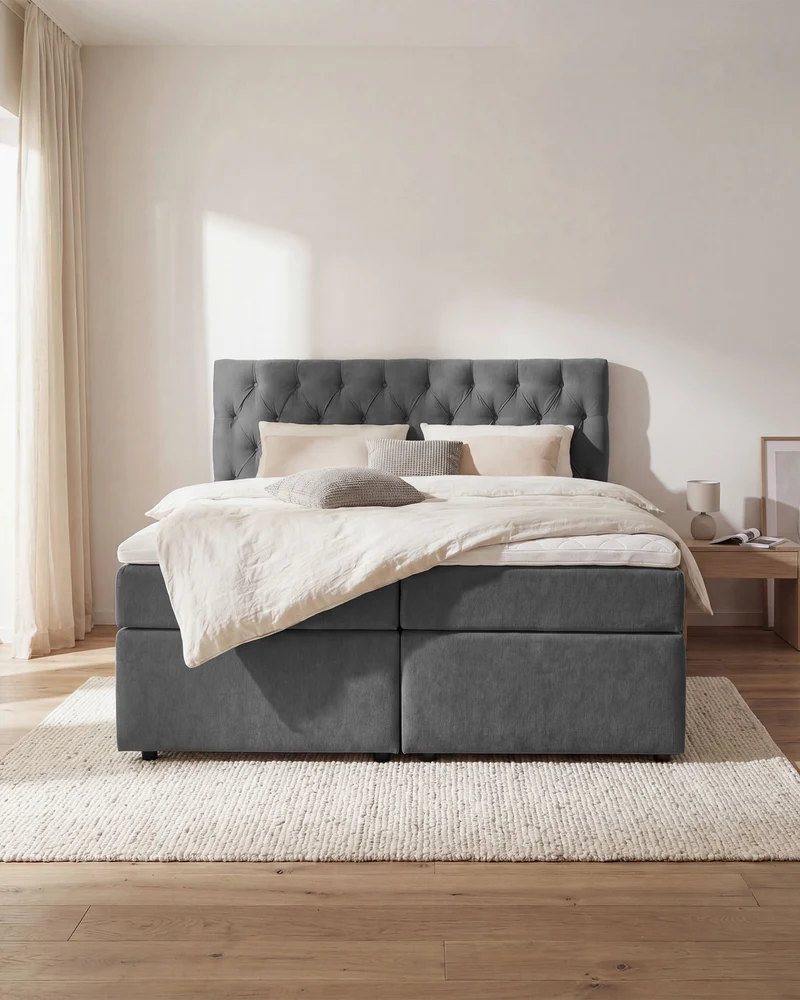 Boxspringbett Nora mit Stauraum