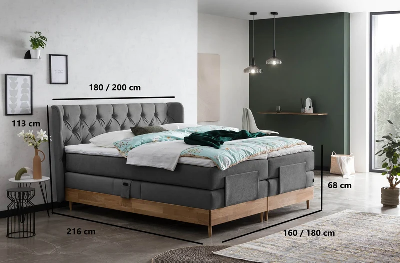 Boxspringbett Liv elektrisch verstellbar
