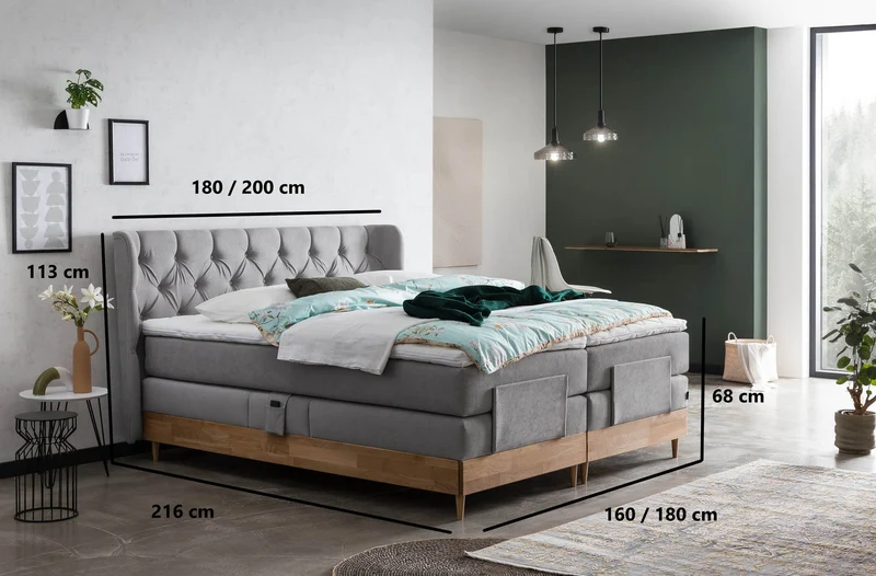 Boxspringbett Liv elektrisch verstellbar
