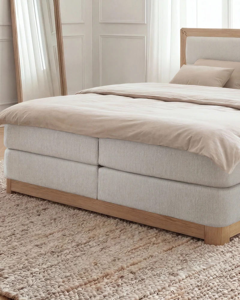 Boxspringbett Bali mit Eiche