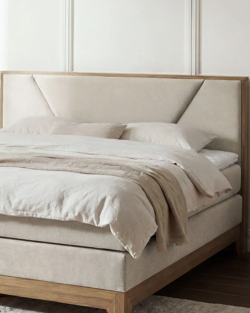 Boxspringbett Vela mit Eiche