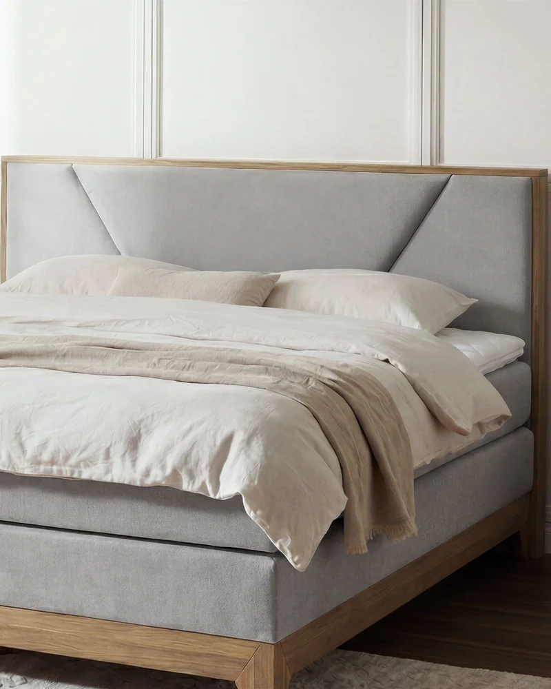 Boxspringbett Vela mit Eiche