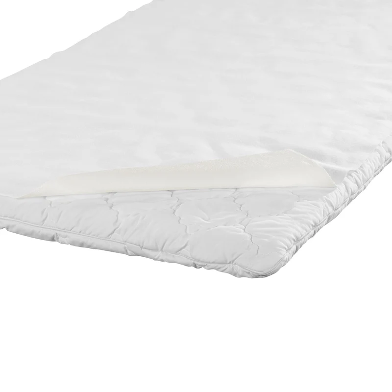 Sleep & Protect wasserundurchlässige Molton-Matratzenauflage für Topper – Weiss (0808316)