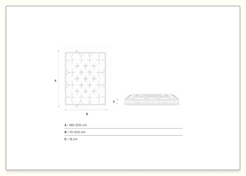Matelas en laine