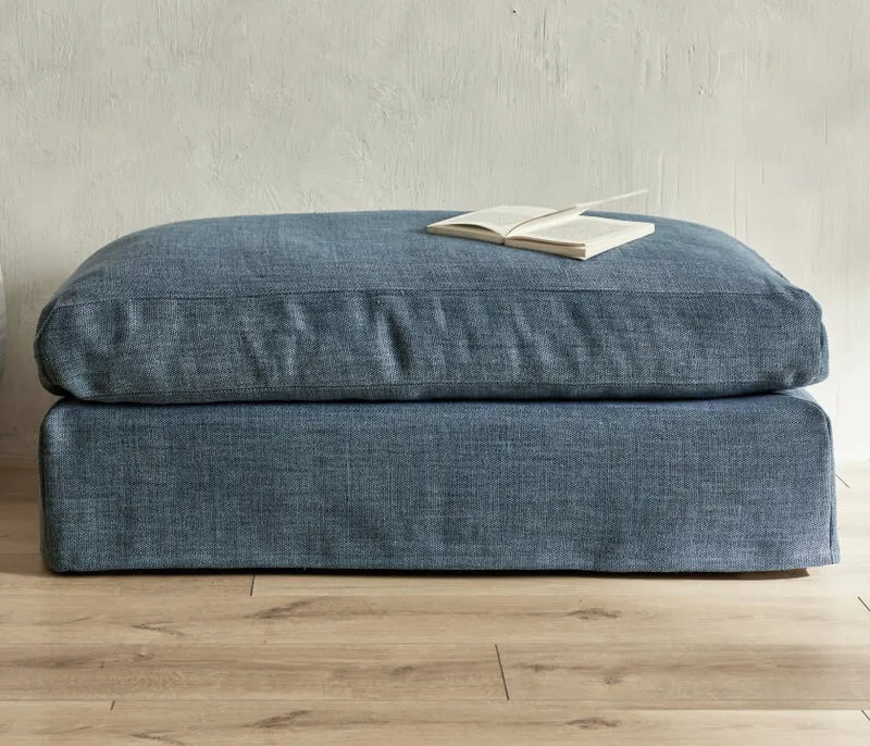Pouf en lin PALM