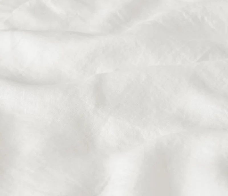 Drap housse en lin lavé