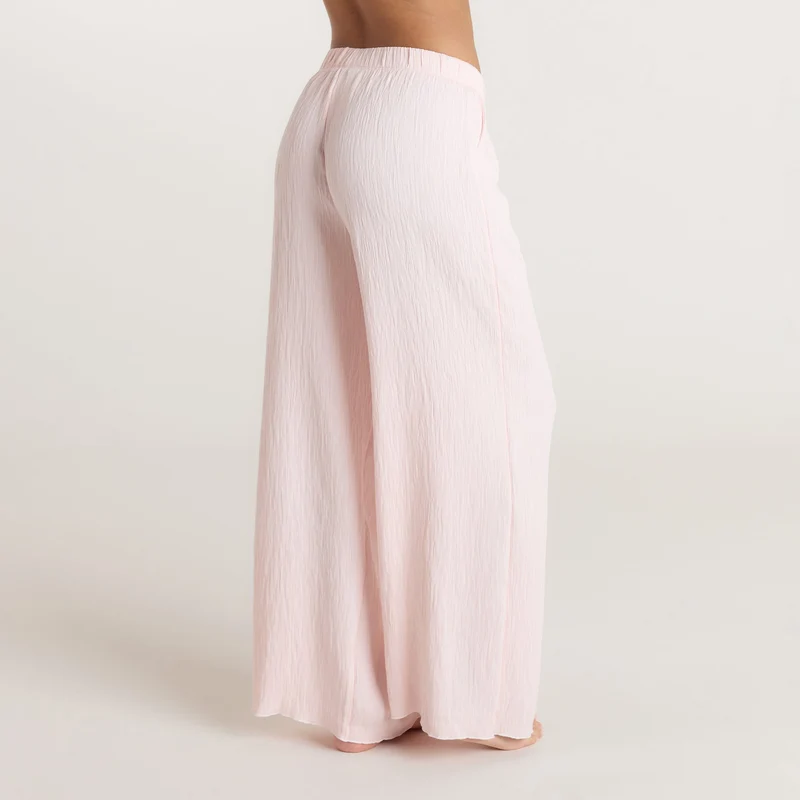 Crinkle Pyjamahose - Rosa