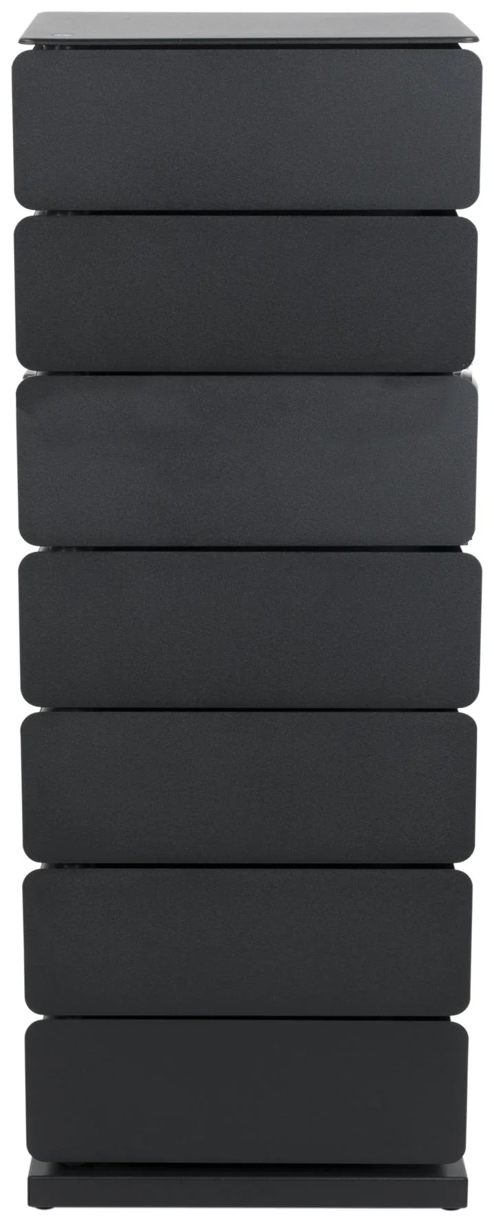 Spinder JOEY 7 Dresser: Minimalistischer Stahl-Schrank, Schwarz