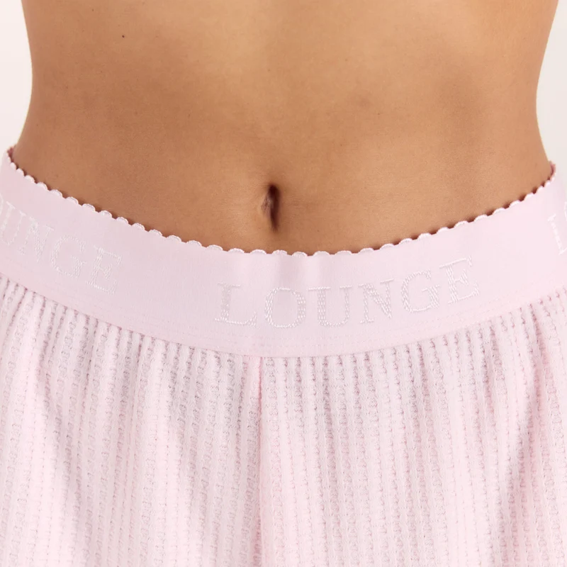 Soft Waffle Pyjama Shorts - Rosa