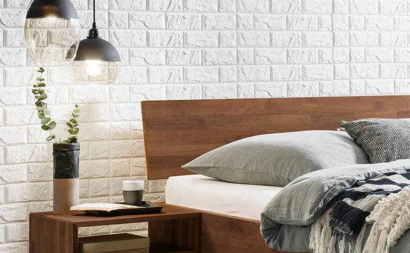 Hasena Bett Asti Massivholz Nussbaum mit Kufen, Trento-Kollektion