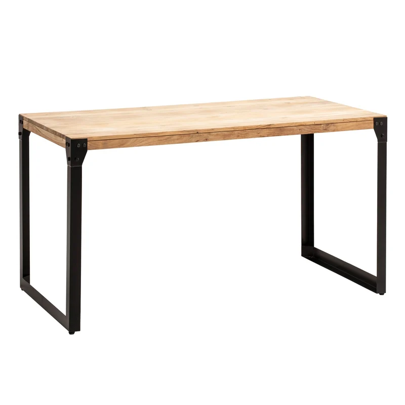 Esszimmertisch 120x60x76cm Akazie Massivholz Metall Industrial Stil