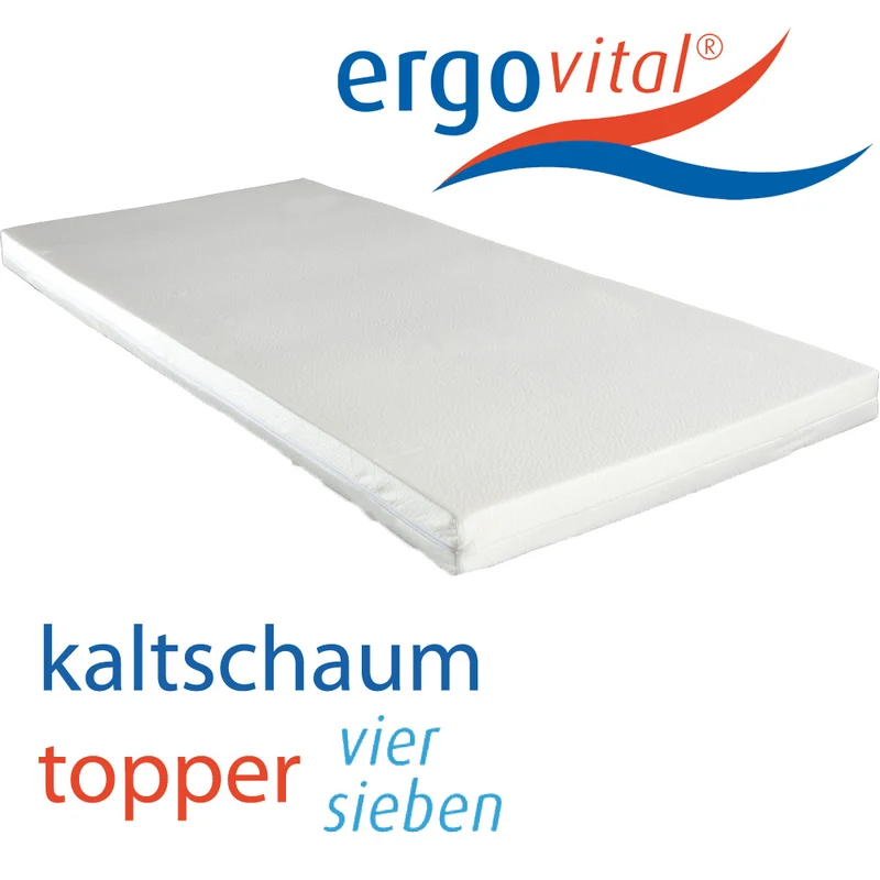 Kaltschaum Topper ergovital kaltschaum topper