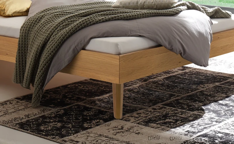 Hasena Massivholzbett Ortona Trento in Eiche bright geölt fürs Schlafzimmer