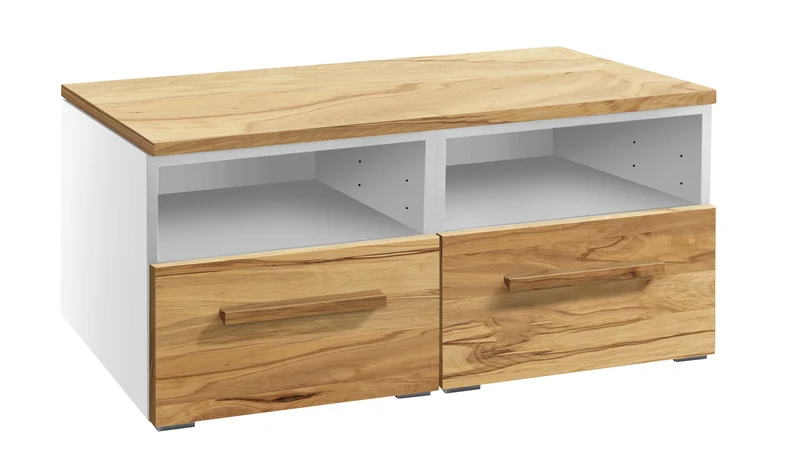 Hasena Owita Kommode Selezione Weiß mit Wildbuche-Front geölt