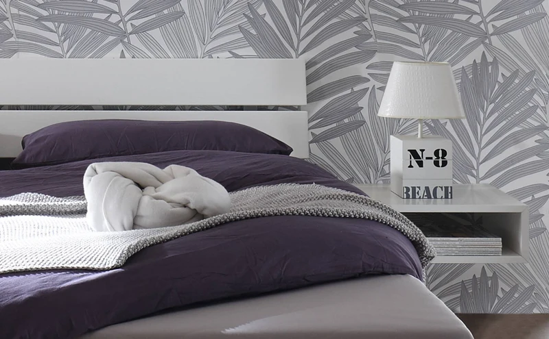 Hasena Bett Prato Weiß lackiert, Trento-Kollektion, mehrere Breiten