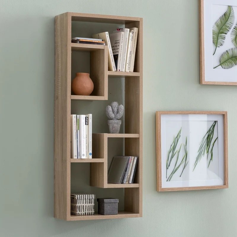 Wandregal Sonoma 36x90x13,5cm Holz modern freischwebend Regal