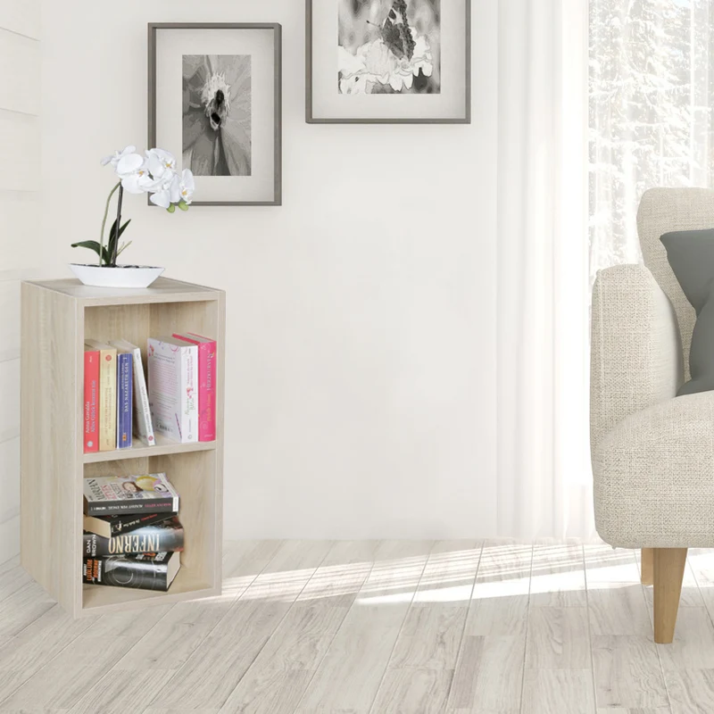 Standregal WL5.176 Holz 30x60x30cm Sonoma Modern 2 Ablagefächer