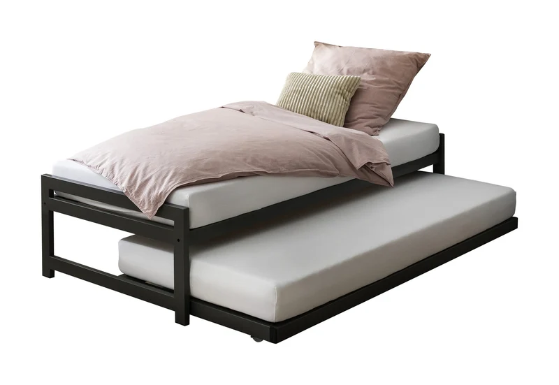 Hasena Gästebett Monument Plus Anthrazit - ausziehbar auf 180 cm
