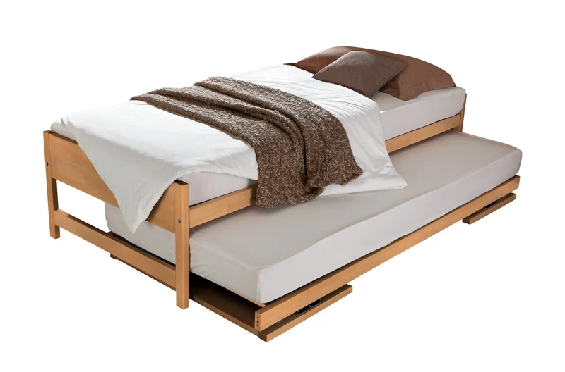 Hasena Lido Unterbett Gästebett aus Buche Massivholz, zerlegt