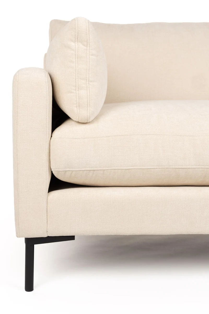 Loveseat-Sofa Summer von Zuiver in Beige mit Stahlgestell fürs Zuhause